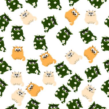 Şirin bir kedinin çizimi