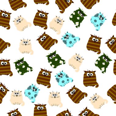 Şirin bir kedinin çizimi