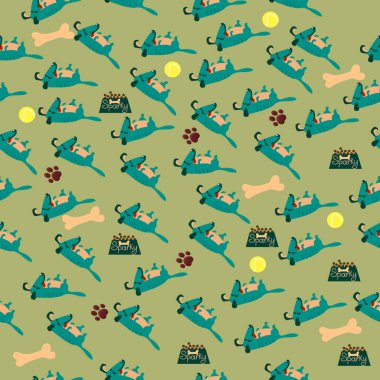 sevimli köpek ya da köpek yavrusu.