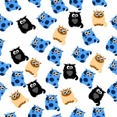 Şirin bir kedinin çizimi