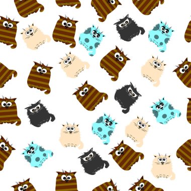 Şirin bir kedinin çizimi