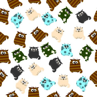 Şirin bir kedinin çizimi