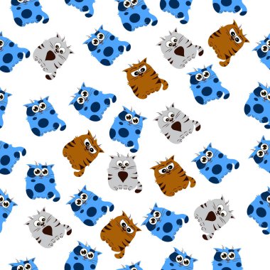 Şirin bir kedinin çizimi