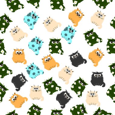 Şirin bir kedinin çizimi