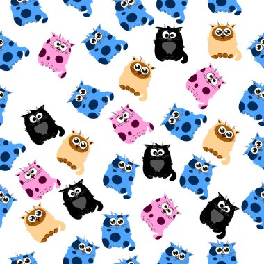 Şirin bir kedinin çizimi