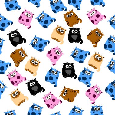 Şirin bir kedinin çizimi