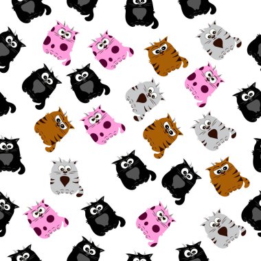 Şirin bir kedinin çizimi