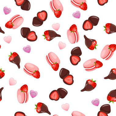 Çilekli çikolatalı kek