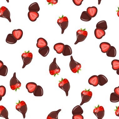 Çilekli çikolatalı kek