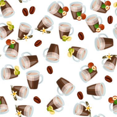 Sıcak çikolata kupası.