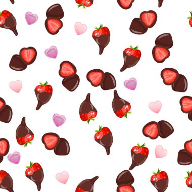 Çilekli çikolatalı kek