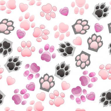 kedi ve köpek pençe pençe ile yazdırma