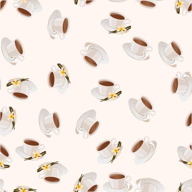 Sıcak çikolata kupası.