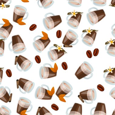 Sıcak çikolata kupası.