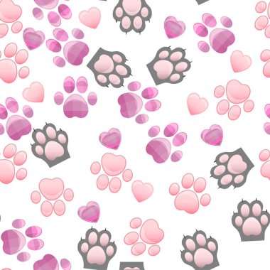 kedi ve köpek pençe pençe ile yazdırma