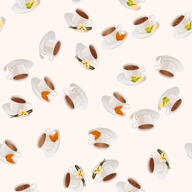 Sıcak çikolata kupası.