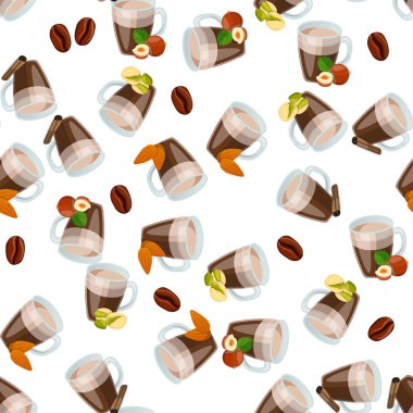 Sıcak çikolata kupası.