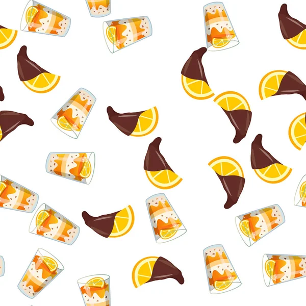 Апельсиновое мороженое — стоковый вектор