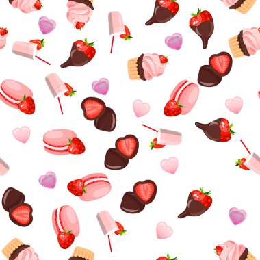 Çilekli çikolatalı kek