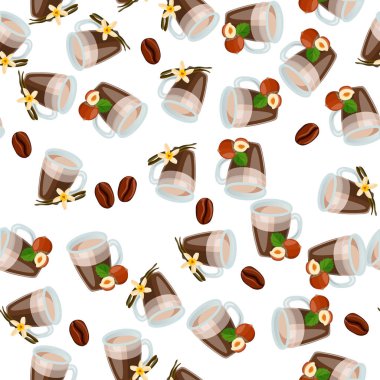 Sıcak çikolata kupası.