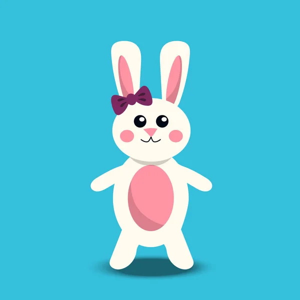 Conejo de Pascua o conejo — Vector de stock