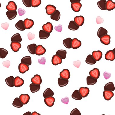 Çilekli çikolatalı kek