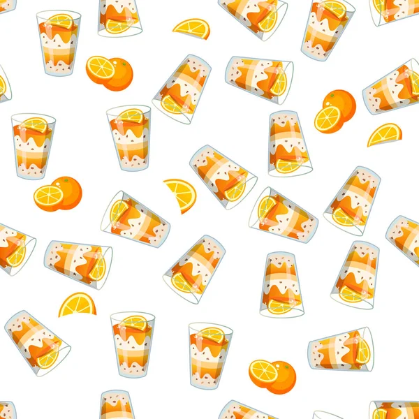 Helado de naranja — Archivo Imágenes Vectoriales