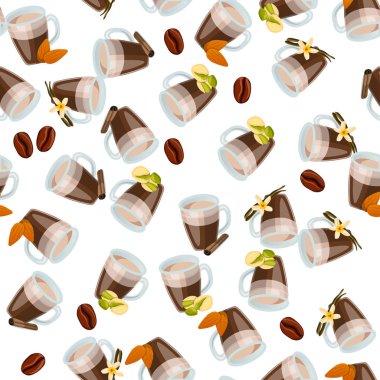 Sıcak çikolata kupası.