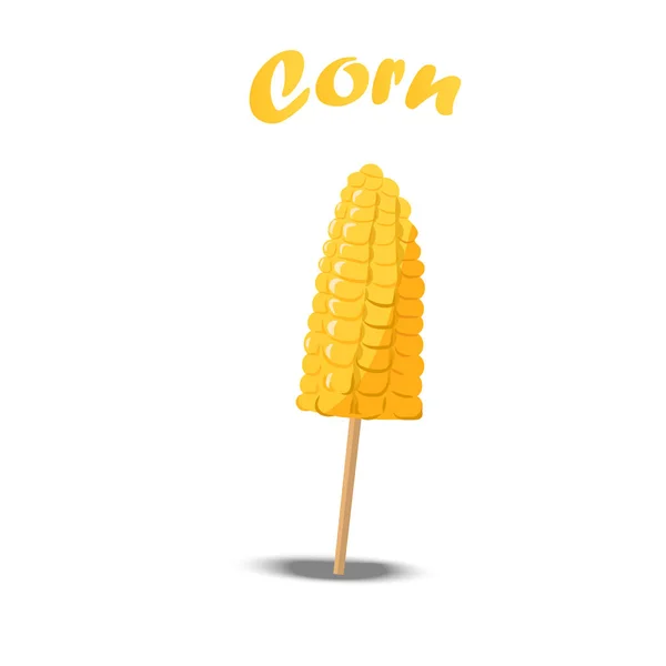 Édes arany kukorica — Stock Vector