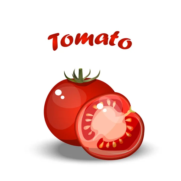 Свіжі здорові томатний — стоковий вектор