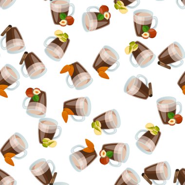 Sıcak çikolata kupası.