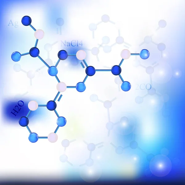 Trendiger Chemie-Hintergrund — Stockvektor