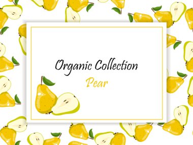 taze yeşil armut suyu logosu.