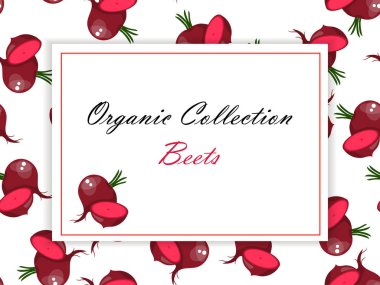 Bütün Konfit sebze kırmızı pancar