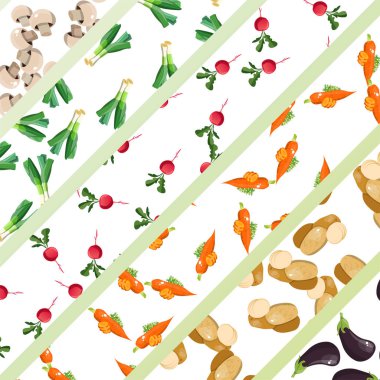 Vejetaryen veya sağlıklı sebze seti