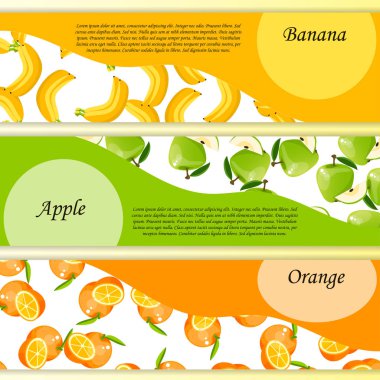 Vektör kare etiketi, muz reçeli, sos veya meyve suyu