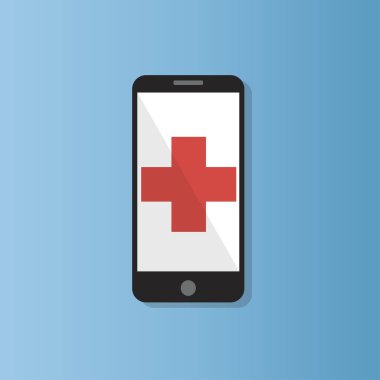 Akıllı telefon ekranında kalp