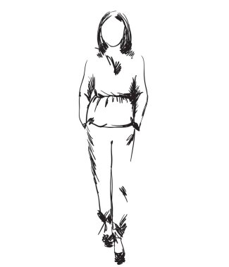 Bir modeldir. Kroki.