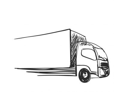 Kroki lojistik ve teslimat poster.