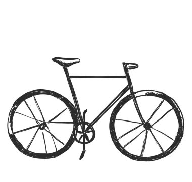 El çizimi, çizim, bisiklet çizimi