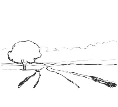 Raf kümesi grafik siyah beyaz izole eskiz gıda bakkal illüstrasyon vektör