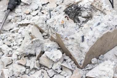 Arka plan Beton kırma matkap ile Beton kırma