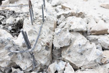 Arka plan Beton kırma matkap ile Beton kırma