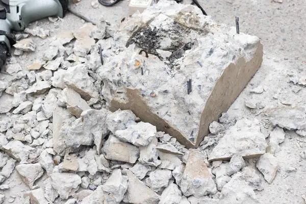 Arka plan Beton kırma matkap ile Beton kırma
