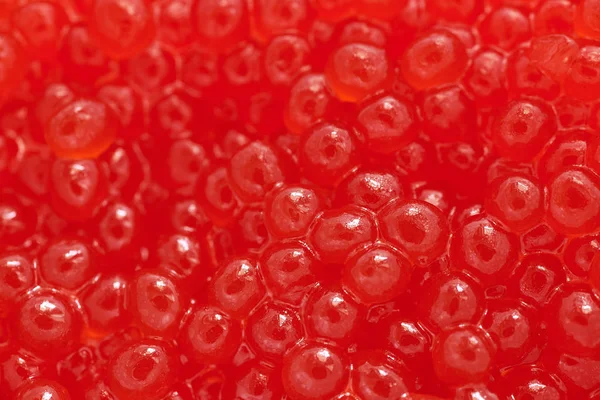 Red caviar salmonids fish background — Stock Photo, Image