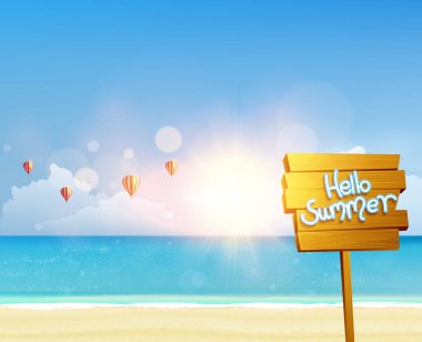 Merhaba de yaz poster 