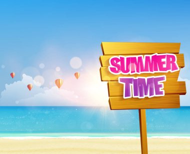 Yaz saati tipografi tasarım