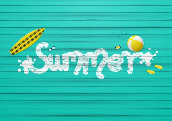 Kleurrijke zomer achtergrond — Stockvector