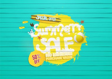 Yaz satışı arkaplanı 