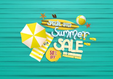 Yaz satışı arkaplanı   